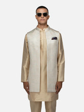 Cream Galaxy-Tex open jacket